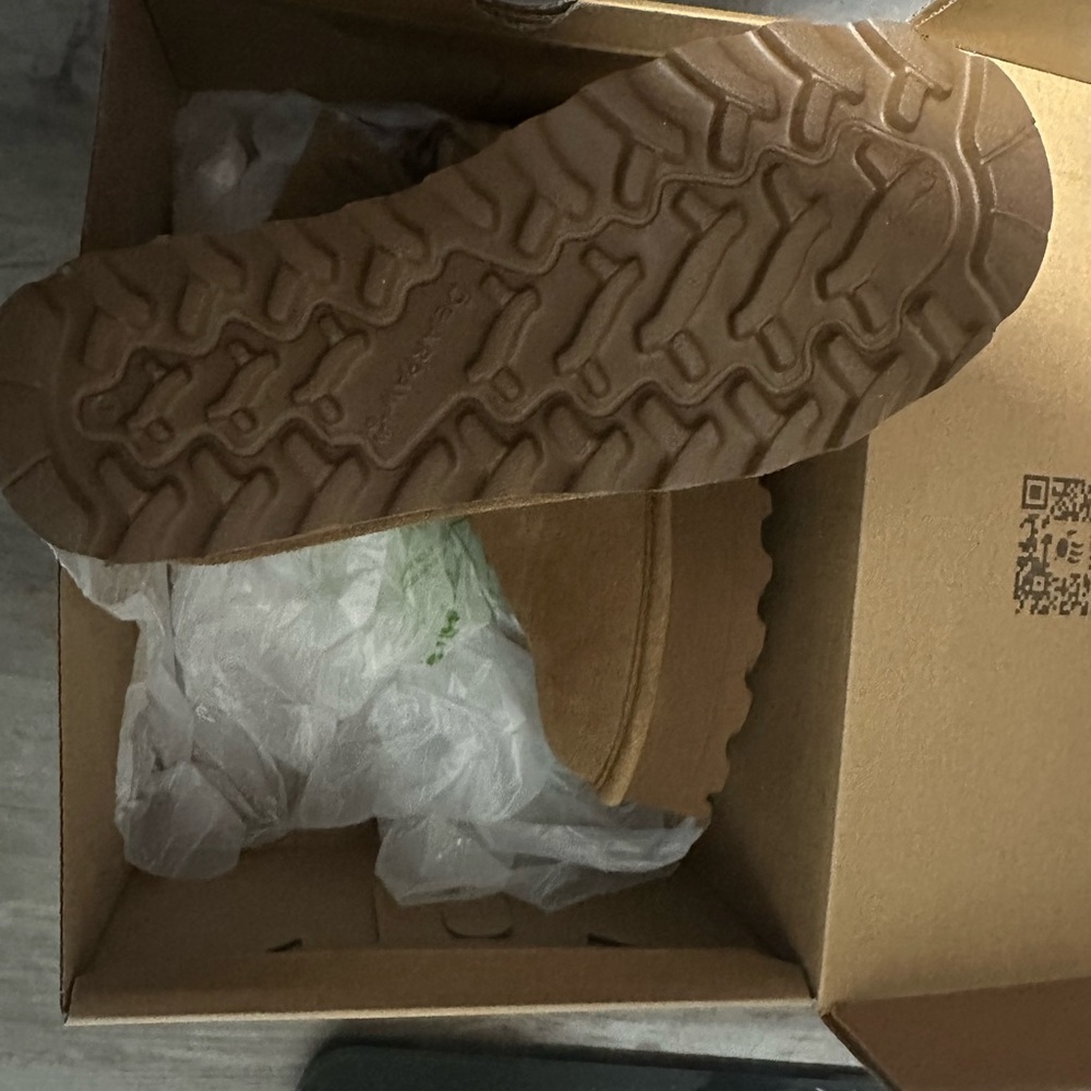 BearPaw Brown Ankle Booties - Picture 3 of 9